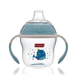 Babyhug Twin Handle Training Soft Spout Cup - 150 ml (Colour May Vary)