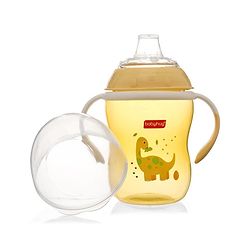 Babyhug Twin Handle Training Soft Spout Cup Yellow - 250 ml