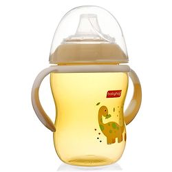 Babyhug Twin Handle Training Soft Spout Cup Yellow - 250 ml