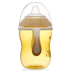 Babyhug Twin Handle Training Soft Spout Cup Yellow - 250 ml