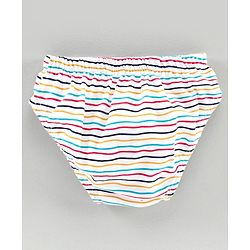 Babyhug 100% Cotton Antibacterial Brief Pack of 3 - Blue Orange