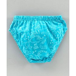 Babyhug 100% Cotton Antibacterial Brief Pack of 3 - Blue Orange