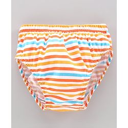 Babyhug 100% Cotton Antibacterial Brief Pack of 3 - Blue Orange
