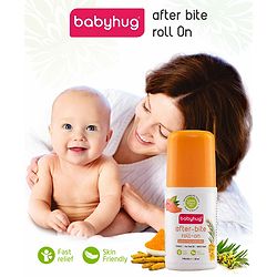 Babyhug After Bite Roll On with Turmeric Tea Tree & Witch Hazel Oil  - 40 ml