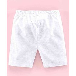 Babyhug Solid Colour Cycling Shorts Set of 3 - Black Grey Blue