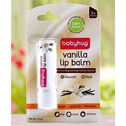 Babyhug Vanilla Lip Balm - 4.5 g