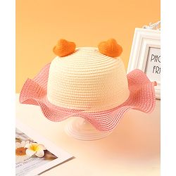 Babyhug Owl Print Hat Pink - Circumference 54 cm