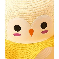 Babyhug Owl Print Hat Pink - Circumference 54 cm