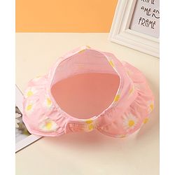 Babyhug Hat Floral Print Pink - Circumference  57 cm