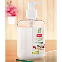 Babyhug 100% Plant Based Fruit & Veggie Wash - 275 ml