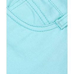 Babyhug Plain Shorts - Aqua