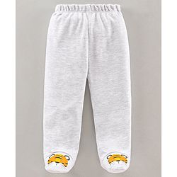 Babyhug Bootie Pajamas Shark Print Pack of 2 - Green Grey