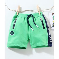 Babyhug Shorts with Drawstring - Green
