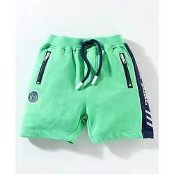 Babyhug Shorts with Drawstring - Green