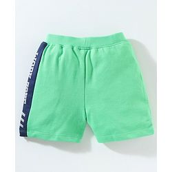 Babyhug Shorts with Drawstring - Green
