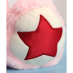 Babyhug Plush Teddy Bear Soft Toy Pink Height 30 cm (Colour Bow May Vary)