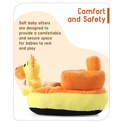 Babyhug Kids Penguin Shaped Sofa Chair - Blue