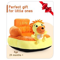 Babyhug Kids Penguin Shaped Sofa Chair - Blue