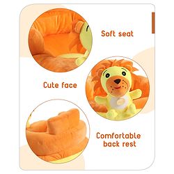 Babyhug Kids Penguin Shaped Sofa Chair - Blue