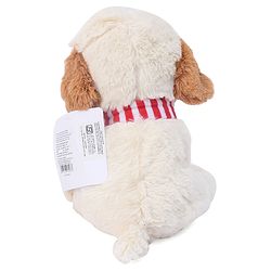 Babyhug Baby Puppy Soft Toy Cream - Height 22 cm