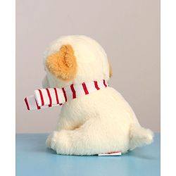 Babyhug Baby Puppy Soft Toy Cream - Height 22 cm