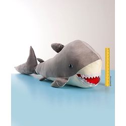 Babyhug Shark Soft Toy Grey - Length 100 cm