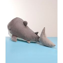 Babyhug Shark Soft Toy Grey - Length 100 cm