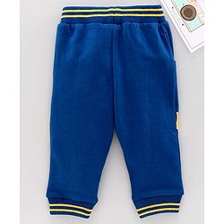 Babyhug Full Length Lounge Pant Tiger Print - Blue