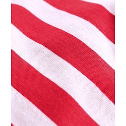 Babyhug Full Length Striped Lounge Pant - Red