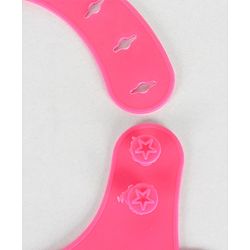 Babyhug Silicone Bib With Crumb Catcher Fish Print - Pink