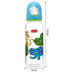 Babyhug Feeding Bottle Pack of 4 With Drying Rack Blue - 2 x 125 ml, 2 x 250 ml