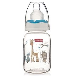 Babyhug Feeding Bottle Pack of 4 With Drying Rack Blue - 2 x 125 ml, 2 x 250 ml