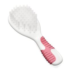 Babyhug Soft Bristle Baby Hair Brush and Comb Set Gentle  Pink |Scalp Care | Soft Bristle | BPA Free | Perfect Gift | Eco-Friendly | Round Tip
