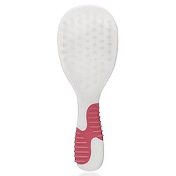 Babyhug Soft Bristle Baby Hair Brush and Comb Set Gentle  Pink |Scalp Care | Soft Bristle | BPA Free | Perfect Gift | Eco-Friendly | Round Tip