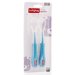 Babyhug Silicone Spoon Pack of 2 - Blue