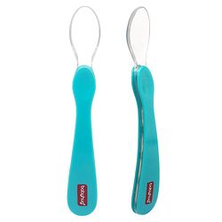 Babyhug Lumi Silicone Spoon Pack of 2 - Blue