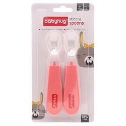 Babyhug Silicone Spoon Small Pack of 2 - Blue