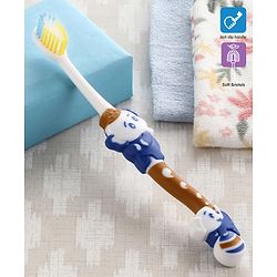 Babyhug Ultra Soft Bristles Elephant Design Toothbrush - Blue