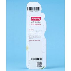 Babyhug Ultra Soft Bristles Elephant Design Toothbrush - Blue