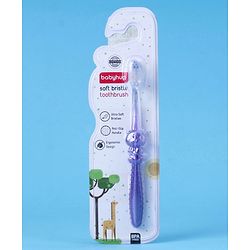 Babyhug Ultra Soft Bristles Tiger Design Toothbrush - Purple