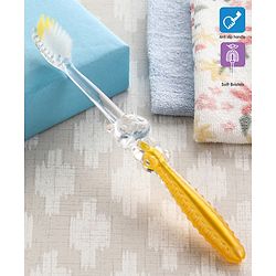 Babyhug Ultra Soft Bristles Tiger Design Toothbrush - Purple