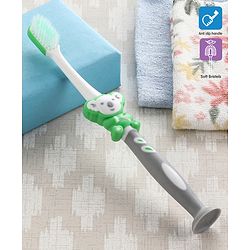 Babyhug Ultra Soft Bristles Koala Design Toothbrush - Green
