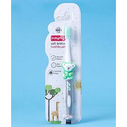 Babyhug Ultra Soft Bristles Koala Design Toothbrush - Green