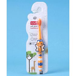 Babyhug Ultra Soft Bristles Bee Design Toothbrush (Color May Vary)