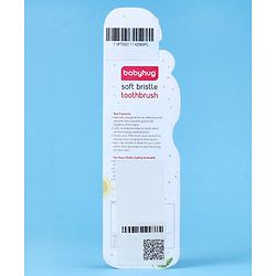 Babyhug Ultra Soft Bristles Bee Design Toothbrush (Color May Vary)