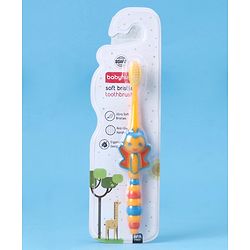 Babyhug Ultra Soft Bristles Bee Design Toothbrush (Color May Vary)