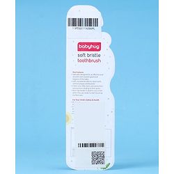 Babyhug Ultra Soft Bristles Giraffe Design Toothbrush - Orange