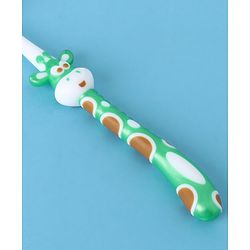 Babyhug Ultra Soft Bristles Giraffe Design Toothbrush - Red