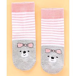 Cutewalk by Babyhug Anti Bacterial Socks Pack of 5 Pairs - Multicolour