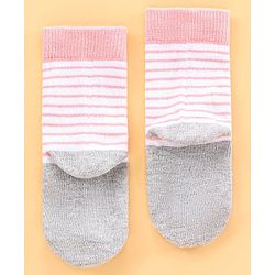 Cutewalk by Babyhug Anti Bacterial Socks Pack of 5 Pairs - Multicolour